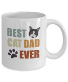 Inspirational Pet Lover - Best Cat Dad Ever Mug