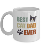 Inspirational Pet Lover - Best Cat Dad Ever Mug